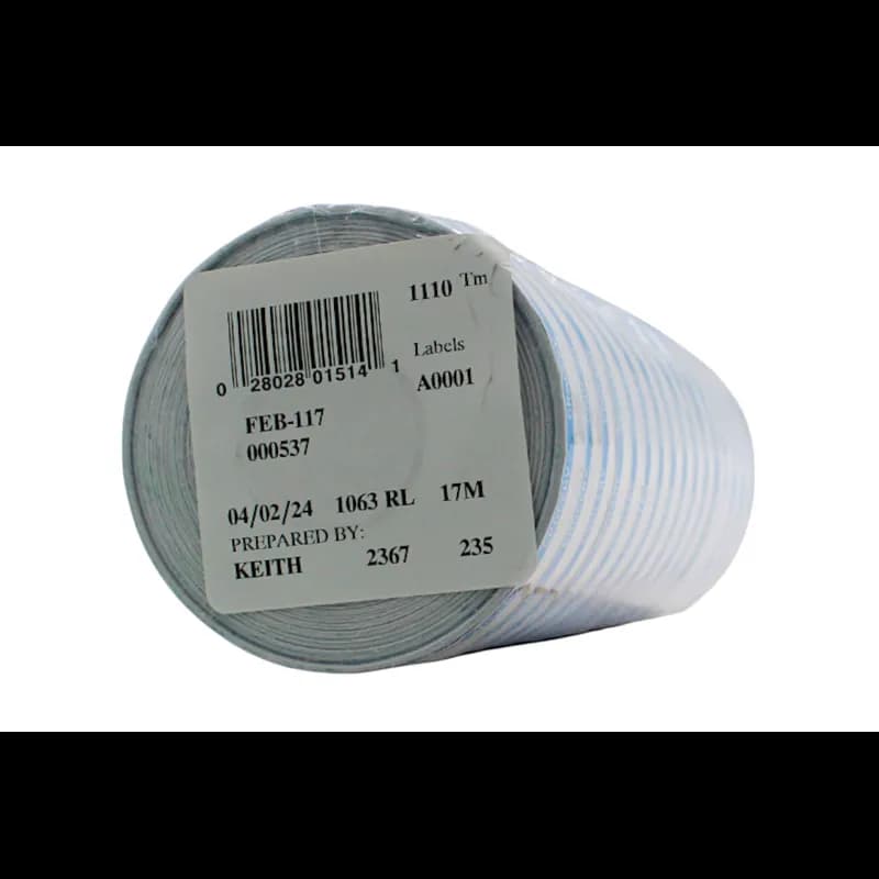 Monarch 1110/FEB-117 Grocery Gun Label Blue White Reverse Print 17000/Roll