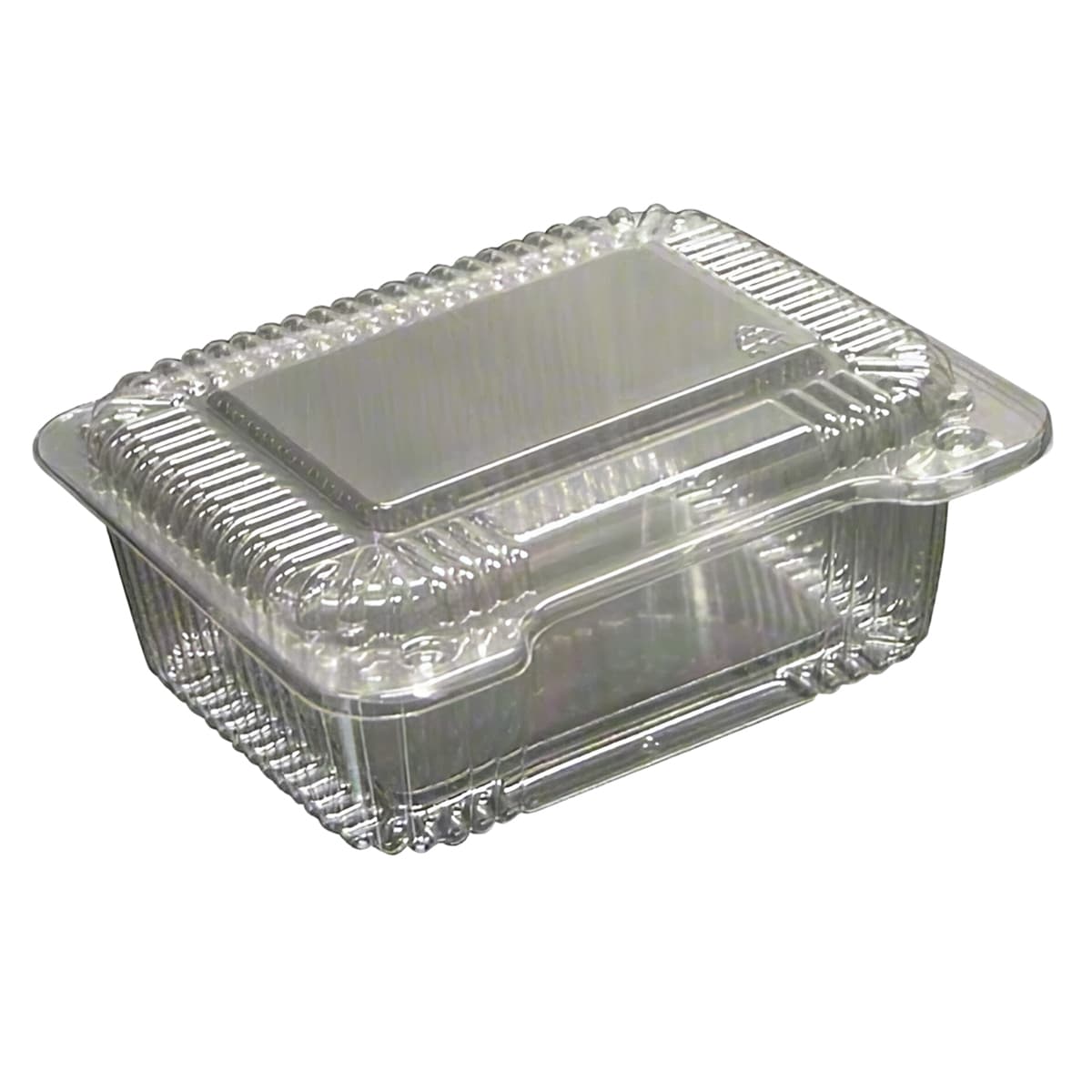 WNA Take-Out Container Hinged With Flat Lid 6.25X5X2.25 IN PET Clear Rectangle 300/Case