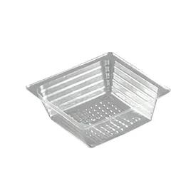 WNA Atrium Deli Container Base 5 OZ OPS Clear Square 2500/Case