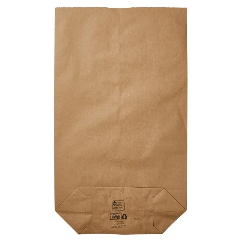 Duro® Bag 1/4 Virgin Paper 60# Kraft Satchel Bottom 250/Case