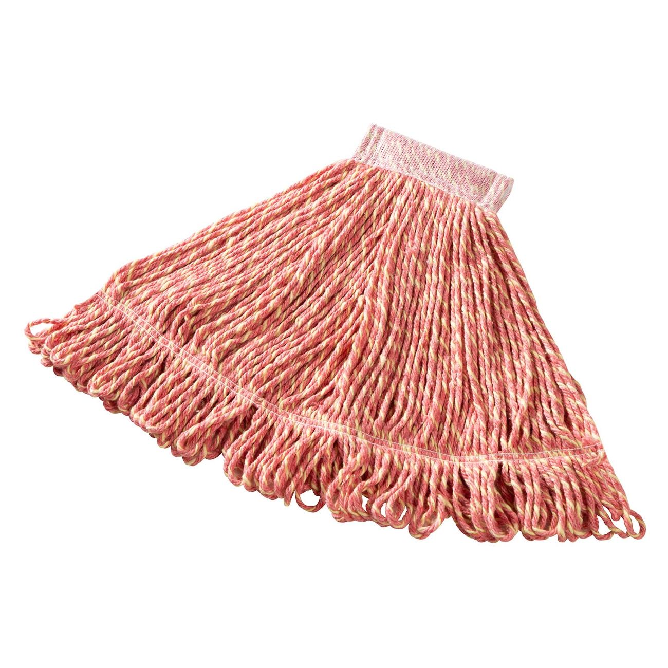 Super Stitch® Cleaning Wet Mop Medium (MED) 20 OZ Red Cotton Synthetic Blend 5IN Headband 1/Each