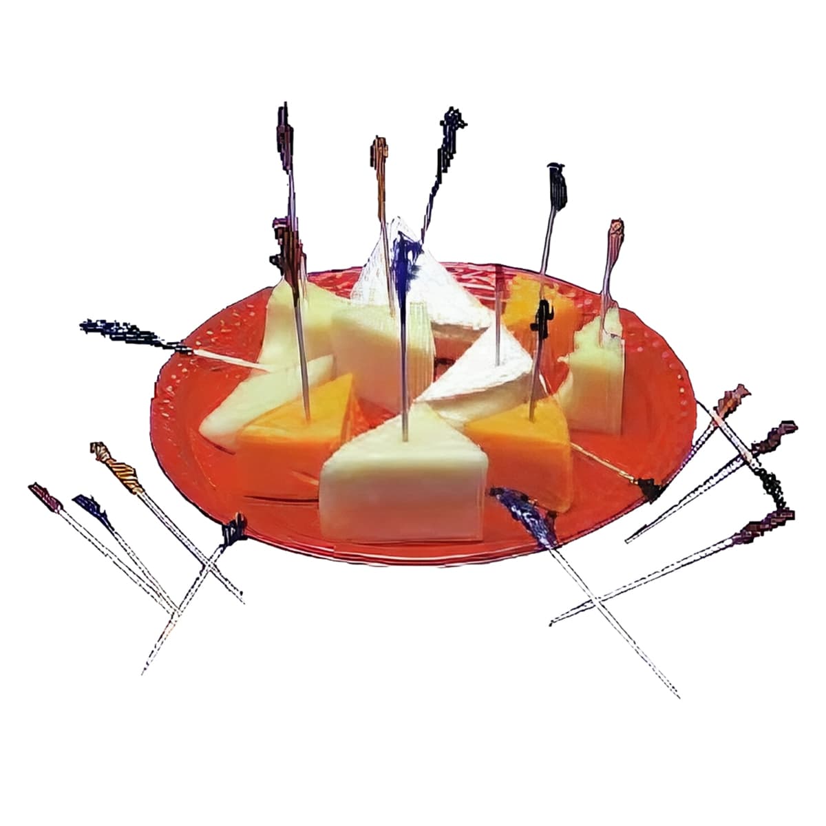 Club Frill Pick 2.75 IN 1000 Count/Pack 10 Packs/Case 10000 Count/Case 140 Cases/Pallet