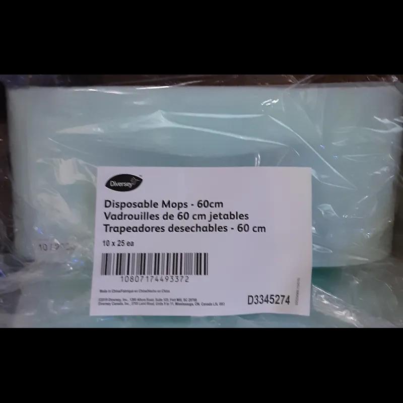 Taski® Mop 60IN Microfiber Disposable 25 Count/Pack 10 Packs/Case 250 Count/Case