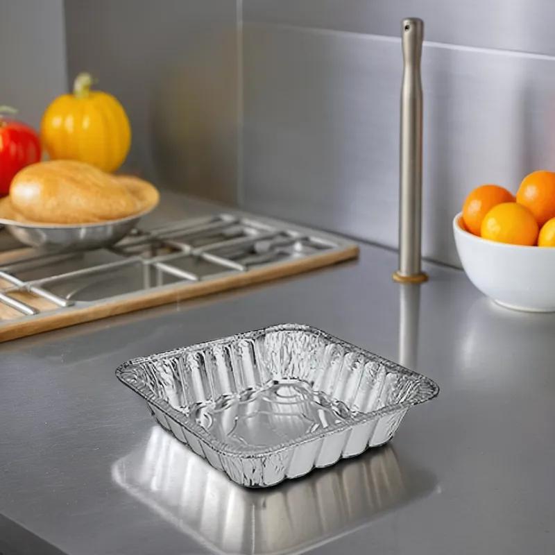 Chicken Pan 10 IN Aluminum Square 200/Case