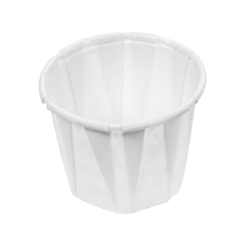 Souffle & Portion Cup 0.75 OZ Paper White 5000/Case