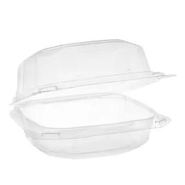 Clear Advantage® Take-Out Container Hinged With Dome Lid 6X5.25X3 IN RPET Clear Rectangle 400/Case