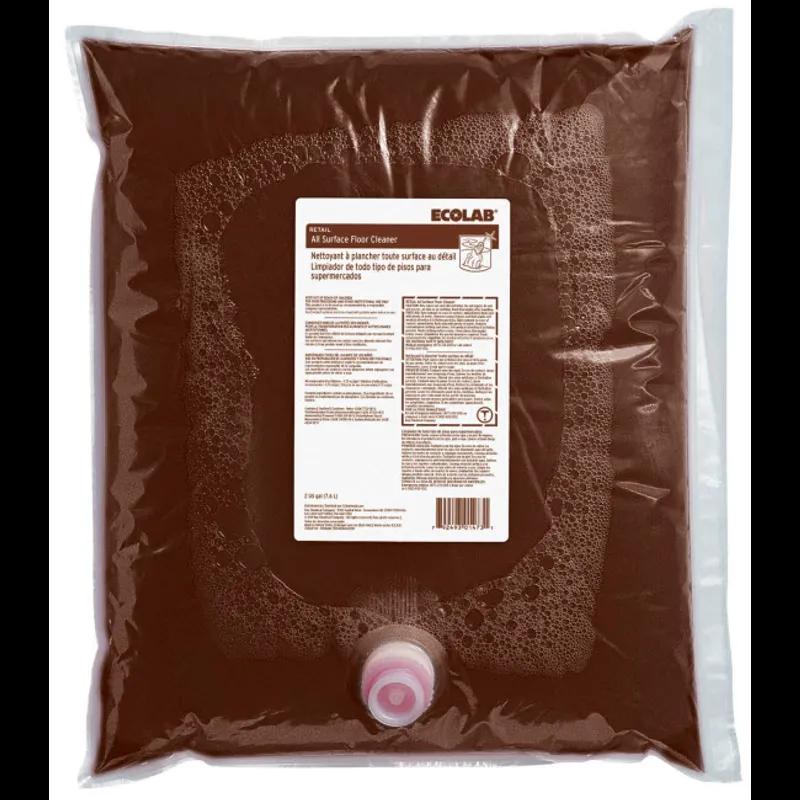 Citrus Scent Floor Cleaner 2 GAL Multi Surface Non-Caustic Concentrate 2/Case