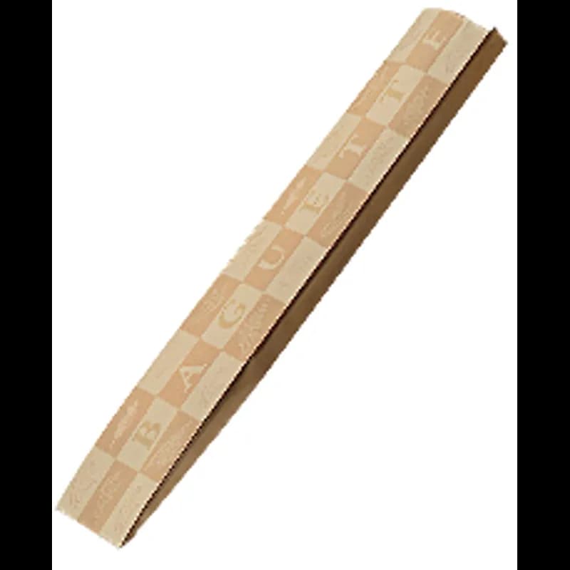 Bagcraft® Baguette Bread Bag 3.5X2X26 IN Paper Kraft Tamper-Evident 500/Case