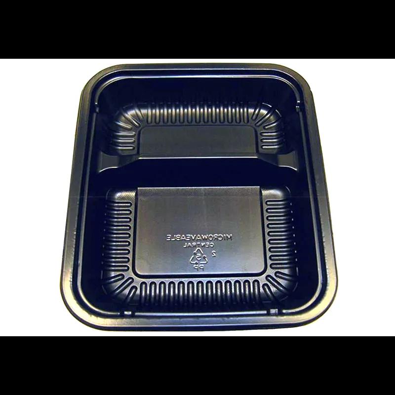 Take-Out Container Base 24 OZ PP Black Oblong 250/Case