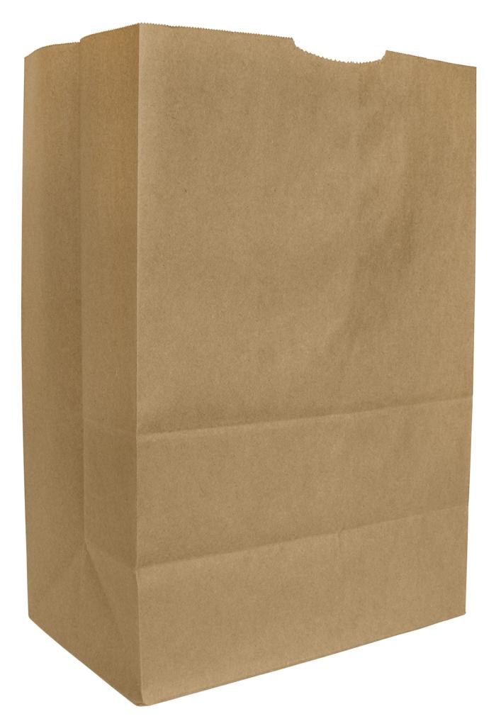 Grocery Bag 10.5X6.5X14.5 IN 1/8 Paper 57# Brown 500/Pack