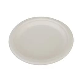 ChampWare Plate 9 IN Molded Fiber White Round Heavy Duty 500/Case