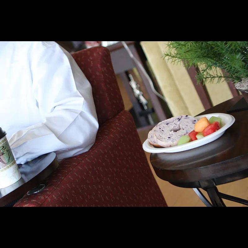 ChampWare Plate 9 IN Molded Fiber White Round Heavy Duty 500/Case