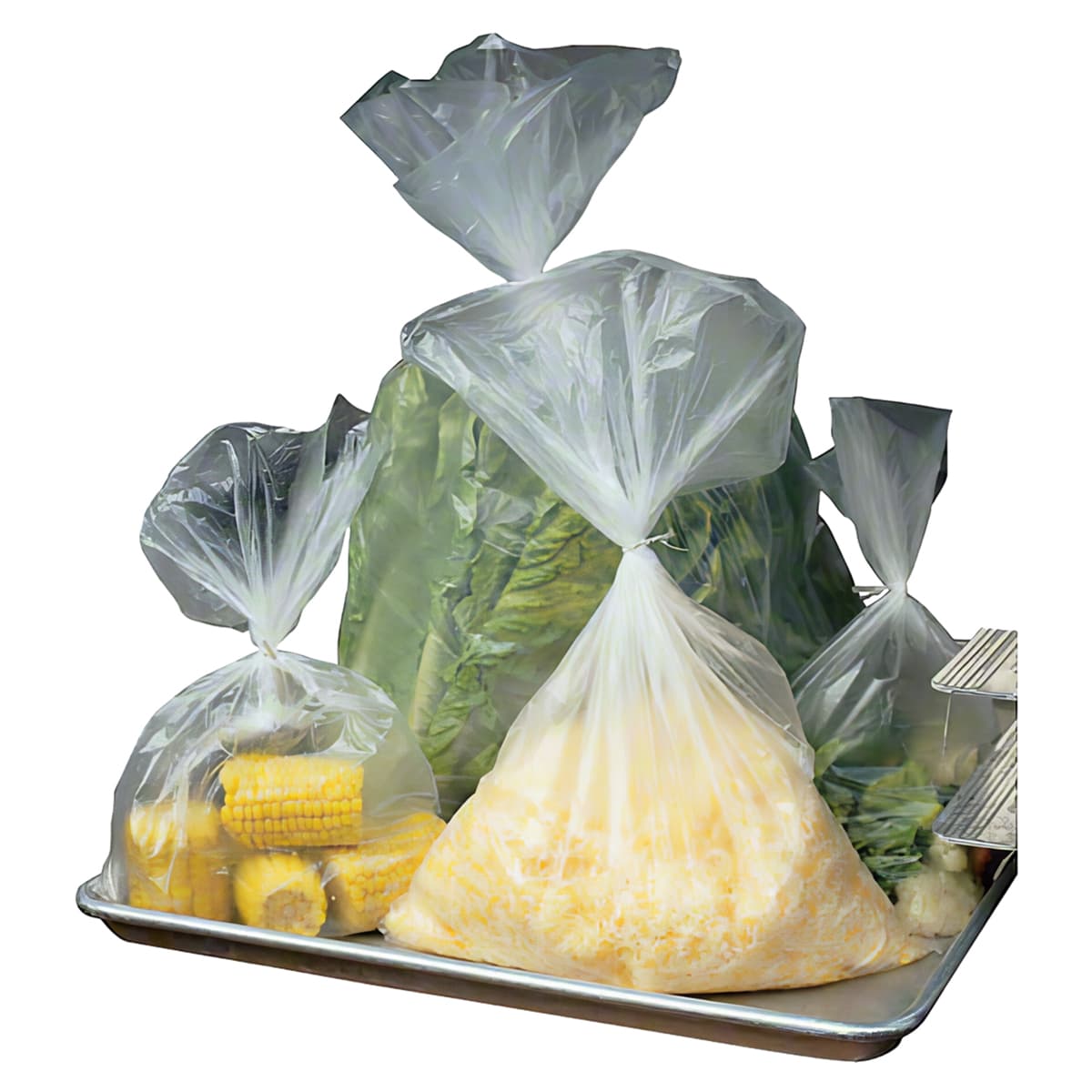 Freezer Storage Bag 18X30 IN HDPE White Flat 200/Case