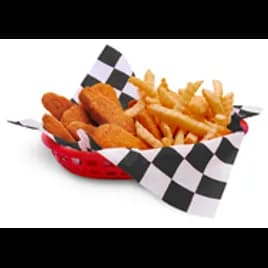 Bagcraft® Sheet 12X12 IN Dry Wax Paper Black Check 2000/Case