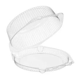 Essentials SureLock Pie Hinged Container With High Dome Lid 8X3 IN RPET Clear Round 200/Case