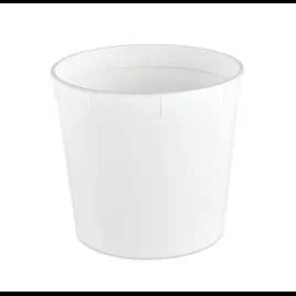 Classic Line Bucket & Tub Base 86 OZ HDPE White Round 200/Case