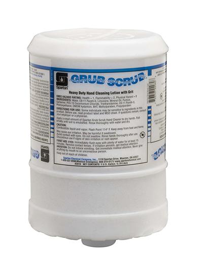 Grub Scrub® Hand Cleaner Ready-to-Use (RTU) Liquid 1 GAL Citrus Scent White Heavy Duty Flat Top 4/Case