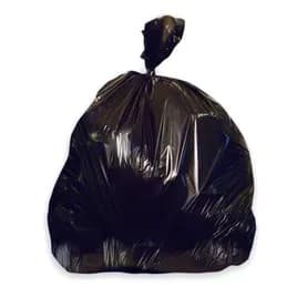 Heritage Can Liner 38X58 IN 60 GAL Black Plastic 1.3MIL Flat Pack 100/Case