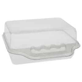 Lunch Take-Out Box Barn 7X6X3.75 IN PET Clear Rectangle 150/Case