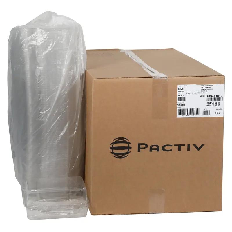 Lunch Take-Out Box Barn 7X6X3.75 IN PET Clear Rectangle 150/Case