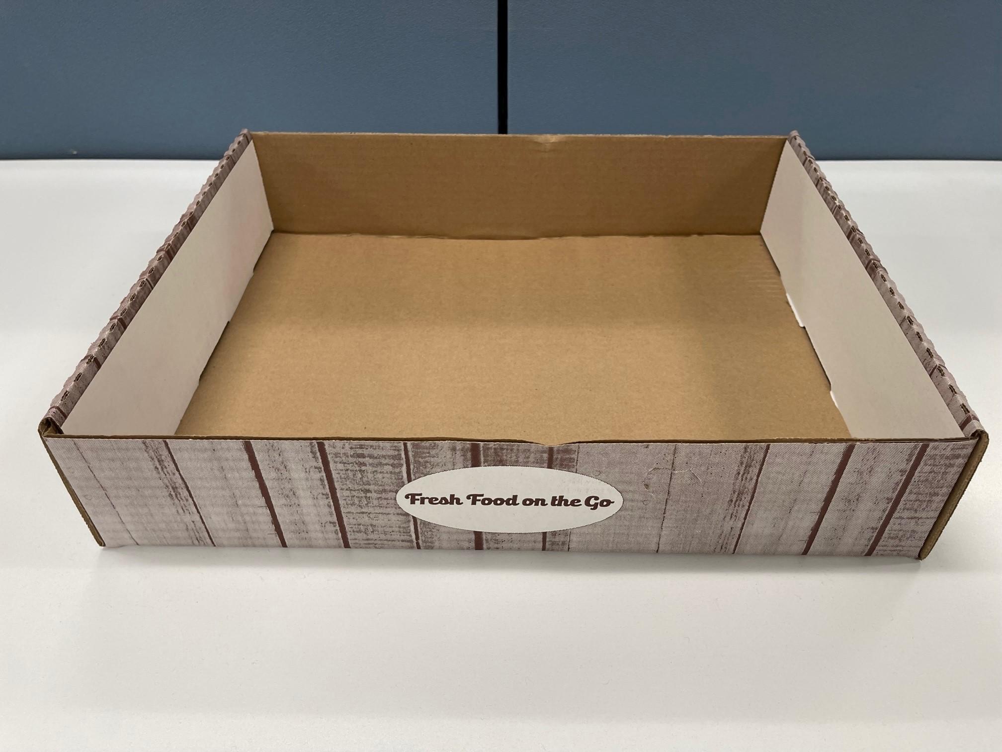 Take-Out Box Carry Tray 15.5X12X3 IN Paper Rectangle 50/Bundle