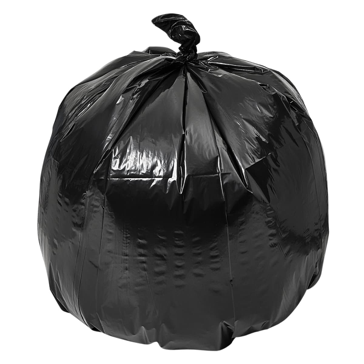 Heritage Can Liner 24X32 IN 12-16 GAL Black Plastic 0.35MIL 500/Case