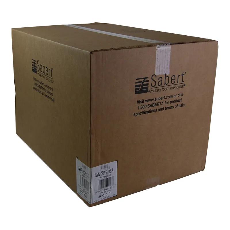 Bowl 24 OZ PP Black Round 300/Case