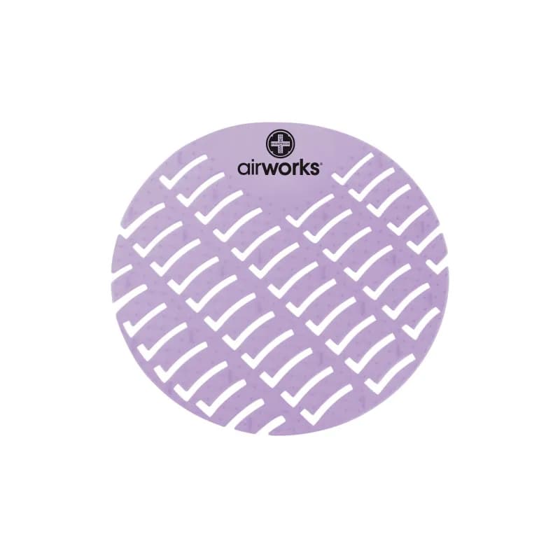 AirWorks® Urinal Screen Clean Cotton Light Purple EVA 10 Count/Box 6 Box/Case 60 Count/Case