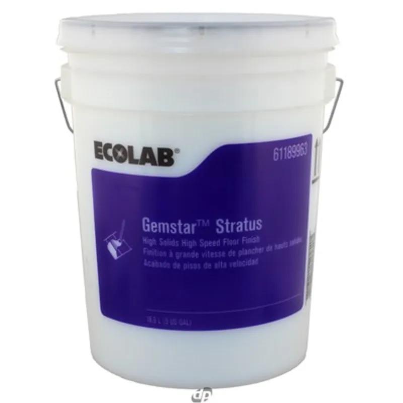 Gemstar Stratus Floor Finish 5 GAL Burnishing RTU 25% Solids 1/Pail
