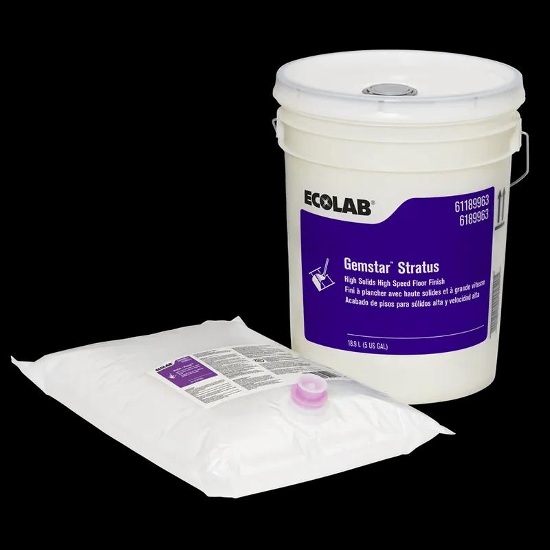 Gemstar Stratus Floor Finish 5 GAL Burnishing RTU 25% Solids 1/Pail
