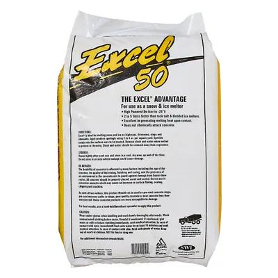 Excel Ice Melt 50 LB Calcium Chloride Pellets Bag 1/Bag