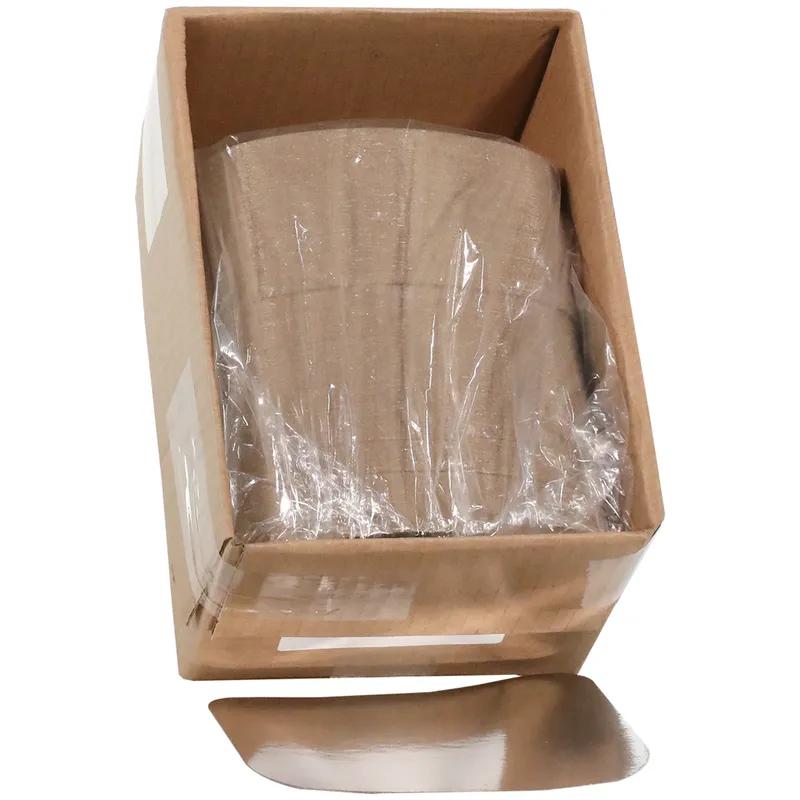 Lid Flat 7X5.1 IN Paperboard White Silver Rectangle For Container Laminated 500/Case