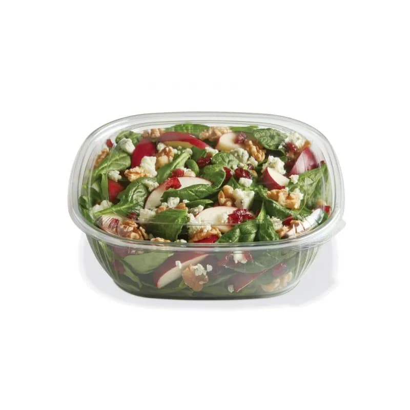 Fresh 'n Clear® Bowl 64 OZ PET Clear Square 150/Case