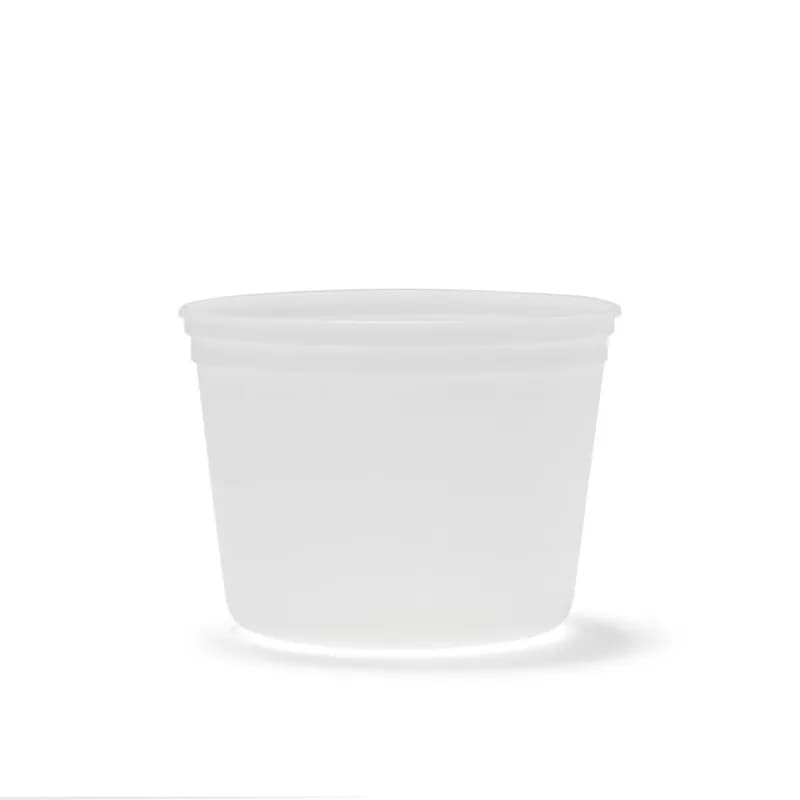 Bucket & Tub Base 64 OZ HDPE Translucent Round 225/Case