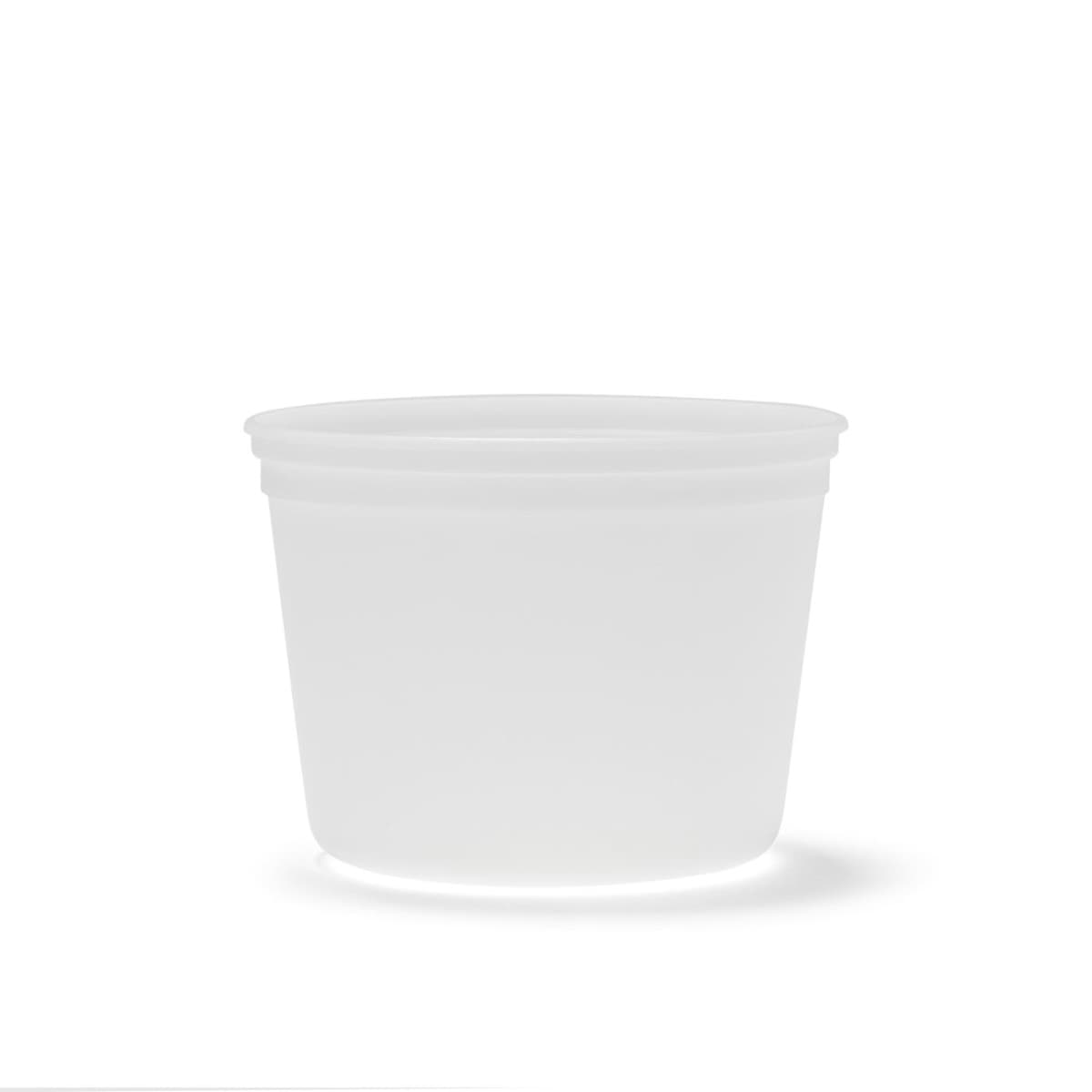 Bucket & Tub Base 64 OZ HDPE Translucent Round 225/Case
