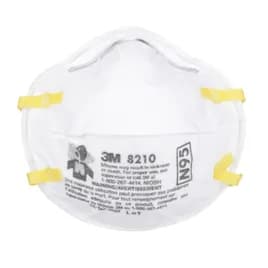 3M™ 8210 N95 Particulate Respirator White 160/Case