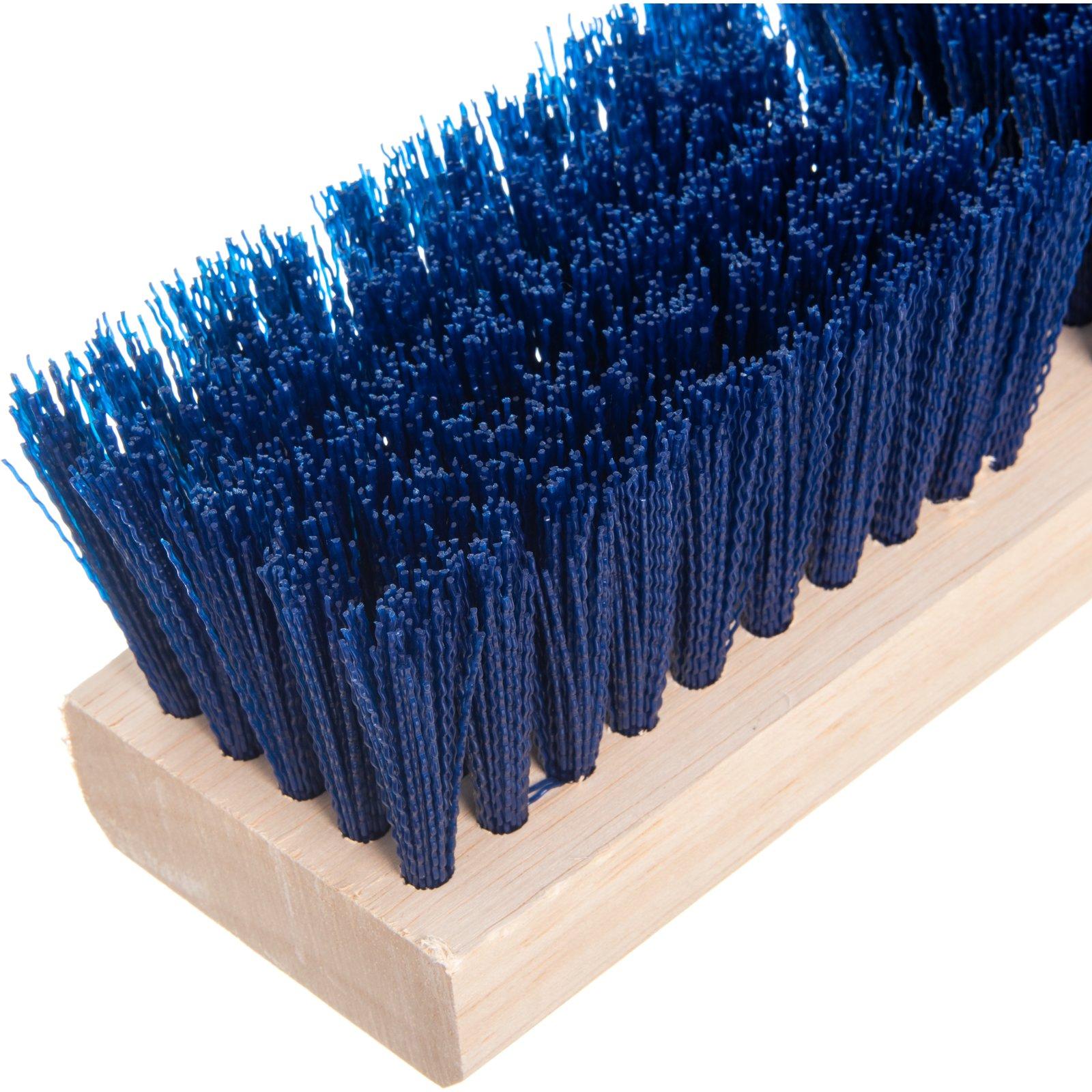 Flo-Pac® Deck Brush 10 IN PP Wood Blue 1/Each