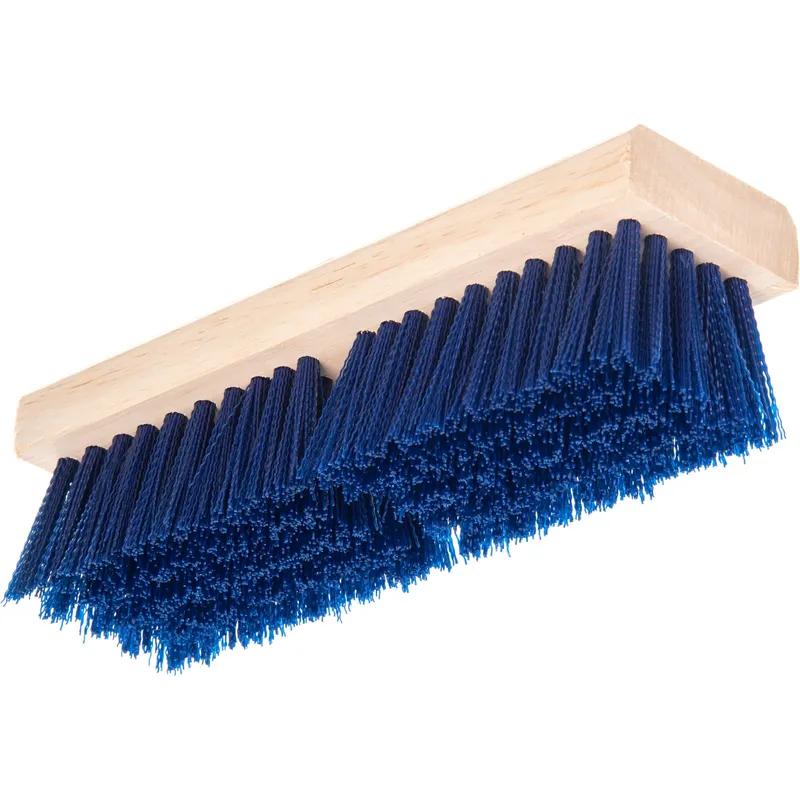 Flo-Pac® Deck Brush 10 IN PP Wood Blue 1/Each
