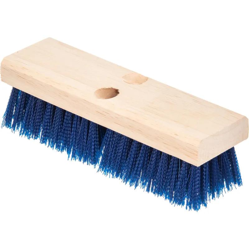 Flo-Pac® Deck Brush 10 IN PP Wood Blue 1/Each