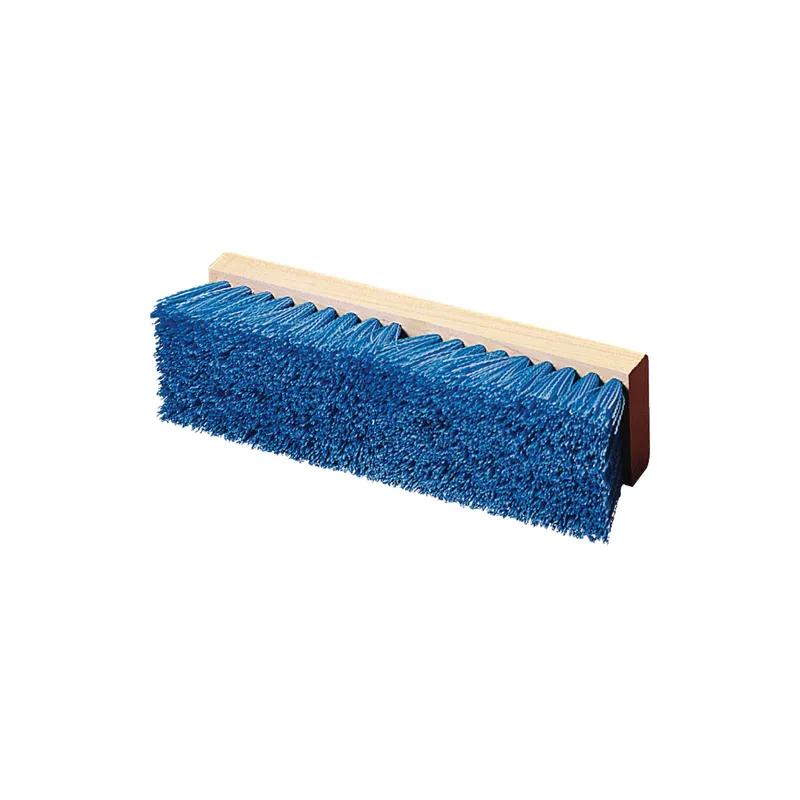 Flo-Pac® Deck Brush 10 IN PP Wood Blue 1/Each