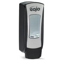 Gojo® Soap Dispenser 1250 mL Chrome Wall Mount Push Lever High Capacity Viewing Window For ADX-12 6/Case