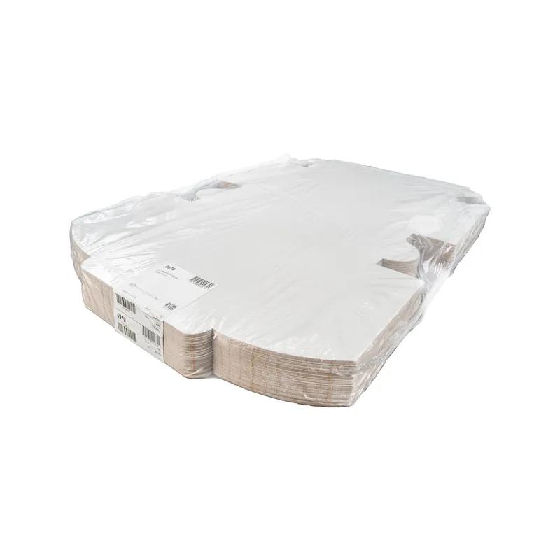 Bakery Box 10X10X6 IN Clay-Coated Kraft Board White Kraft Square Lock Corner Tuck Top 100/Bundle