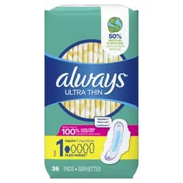 Always® Pad With Wings 216/Case