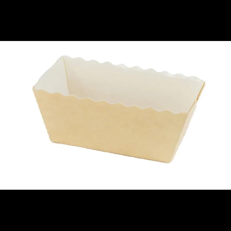 Mini Loaf Baking Mold 3.13X1.56X1.63 IN Beige 500/Case