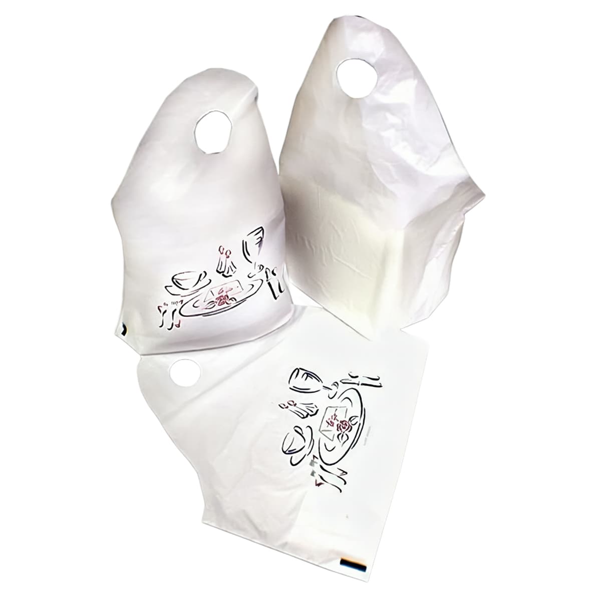 Bag 21X18.5X10.5 IN Plastic With Wave Top Closure Gusset 500/Case