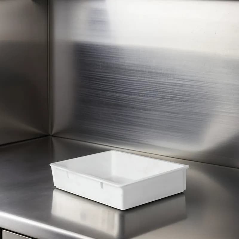 Dough Food Storage Container 25.375X17.75X6.375 IN White PP 1/Each