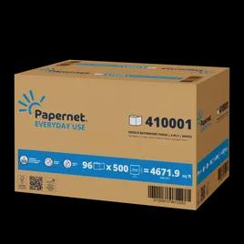 Papernet Everyday Use Toilet Paper & Tissue Roll 4.1X3.5 IN 2PLY White 96 Rolls/Case