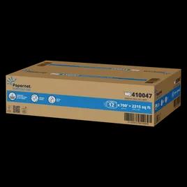 Papernet Everyday Use Toilet Paper & Tissue Roll 9IN X700FT 2PLY White Embossed Jumbo (JRT) 12 Rolls/Case