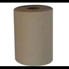 Roll Paper Towel 600 FT Kraft Hardwound 12 Rolls/Case