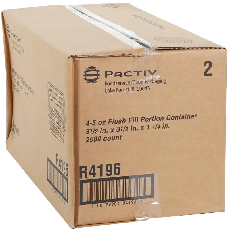 Deli Container Base 4 OZ OPS Clear Square 2500/Case